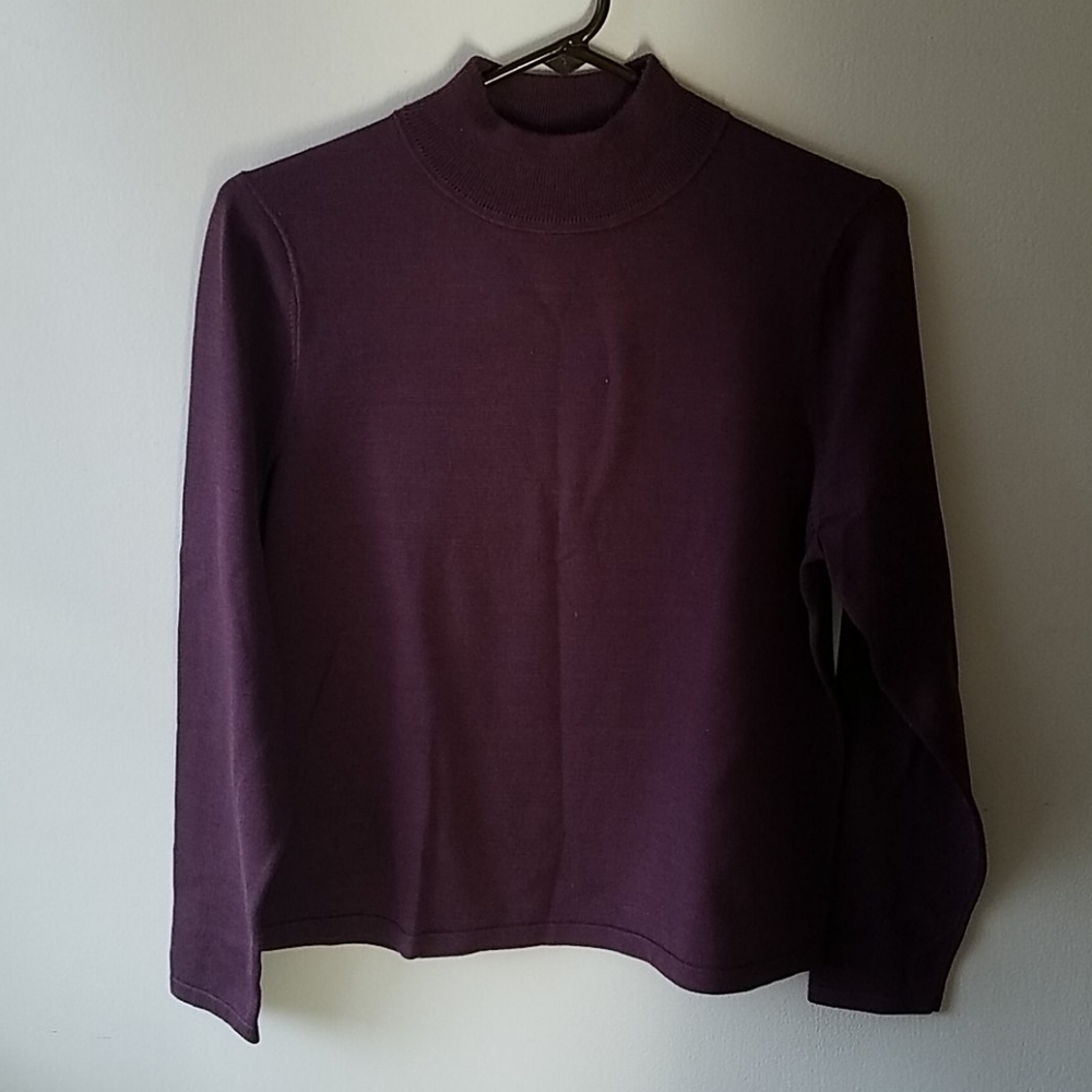Pendleton Mock Neck Pullover Sweater - image 1